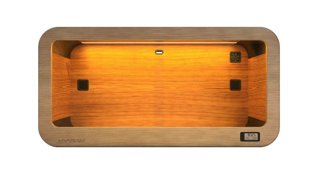 Programmable LED lighting system built into the Viva One